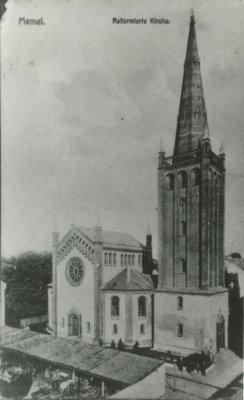 Klaipėdos Reformatų bažnyčia sename atviruke
