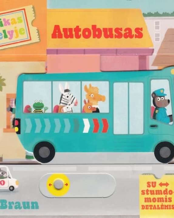 Vaikas kelyje. Autobusas