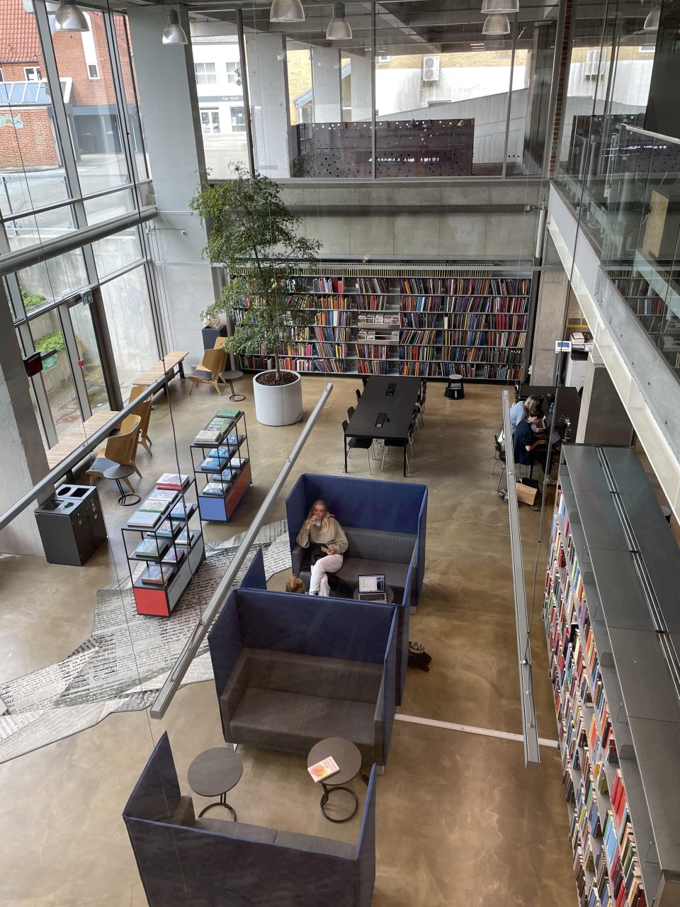 Herningo bibliotekoje – erdvės lankytojams