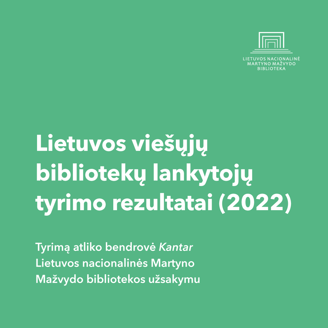Tyrimas atskleidė: Lietuvos viešosios bibliotekos gerina lankytojų gyvenimo kokybę 